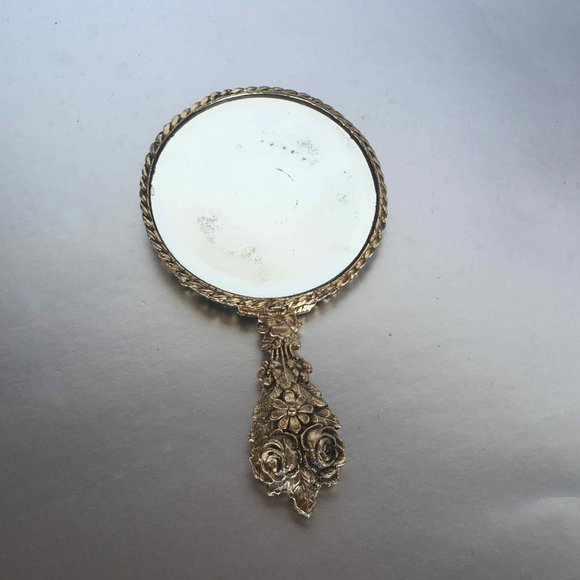 Vintage Mirella Handheld Little Mirror - Picture 2 of 7